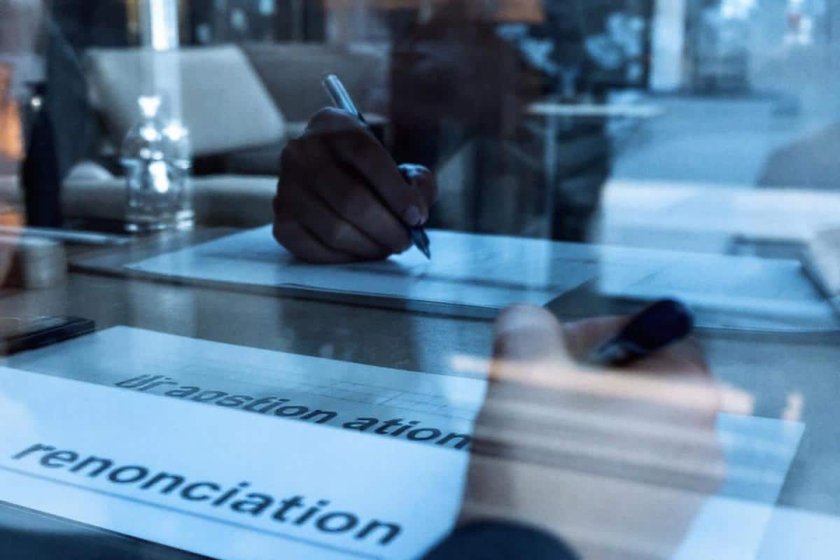 Attestation de renonciation à la protection du patrimoine personnel